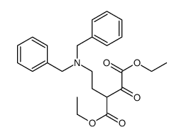 diethyl 2-[2-(dibenzylamino)ethyl]-3-oxobutanedioate structure