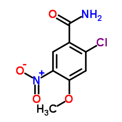 2-Chloro-4-methoxy-5-nitrobenzamide Structure