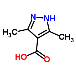 3,5-二甲基-吡唑-4-羧酸结构式