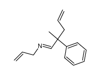 N-(2-methyl-2-phenyl-4-pentenylidene)allylamine结构式