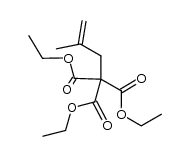 triethyl 3-butene-3-methyl-1,1,1-tricarboxylate Structure