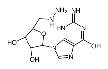5'-Deoxy-5'-hydrazinoguanosine Structure