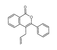 4-allyl-3-phenyl-1H-isochromen-1-one结构式