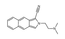 2-(2-(dimethylamino)ethyl)-2H-benzo[f]isoindole-1-carbonitrile Structure
