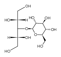 3-O-β-D-glucopyranosyl-D-arabinitol结构式