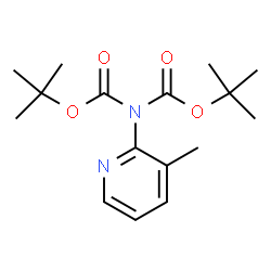 N,N-Boc, Boc-2-amino-3-Methylpyridine Structure