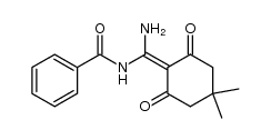 N-(amino(4,4-dimethyl-2,6-dioxocyclohexylidene)methyl)benzamide结构式