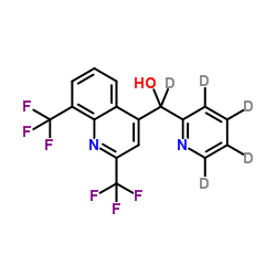 Dehydro Mefloquine-d5 Structure