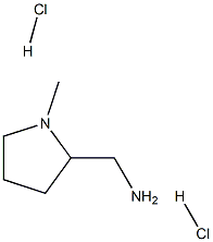 (1-甲基吡咯烷-2-基)甲胺二盐酸盐结构式