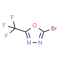 2-溴-5-三氟甲基-1,3,4-噁二唑结构式