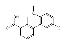 3-(5-chloro-2-methoxyphenyl)-2-methylbenzoic acid Structure