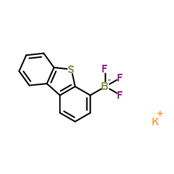 Potassium 4-dibenzothienyltrifluoroborate结构式