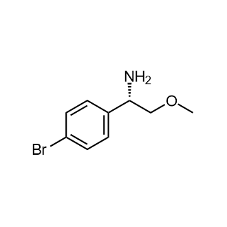 (S)-1-(4-溴苯基)-2-甲氧基乙-1-胺结构式
