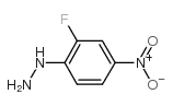 2-氟-4-硝基苯肼结构式