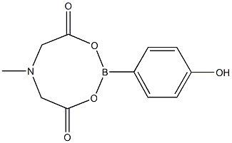 4-羟基苯硼酸甲基亚氨基二乙酸酯结构式