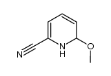1,6-dihydro-6-methoxypyridine-2-carbonitrile Structure