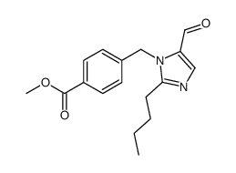 4-[((2-丁基-5-甲酰基-1H-咪唑-1-基)甲基]苯甲酸甲酯结构式