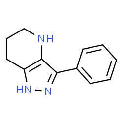 3-Phenyl-4,5,6,7-tetrahydro-1H-pyrazolo[4,3-b]pyridine结构式