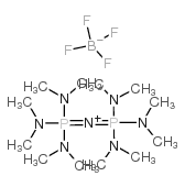 1,1,1,3,3,3-Hexakis(dimethylamino)diphosphazenium tetrafluoroborate Structure