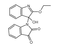 2-ethoxy-3-(2,3-dihydro-2,3-dioxo-1H-indol-1-yl)-3-hydroxy-3H-indole Structure