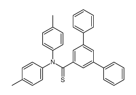 N,N-bis(4-methylphenyl)-3,5-diphenylbenzenecarbothioamide Structure