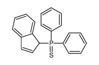 1H-inden-1-yl-diphenyl-sulfanylidene-λ5-phosphane结构式