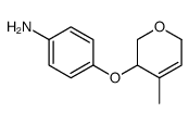 4-[(4-methyl-3,6-dihydro-2H-pyran-3-yl)oxy]aniline Structure