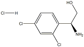 (S)-2-AMino-2-(2,4-dichlorophenyl)ethanol hydrochloride Structure