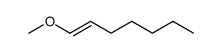 1-methoxy-hept-1-ene结构式