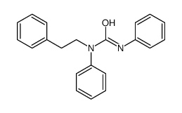 1,3-diphenyl-1-(2-phenylethyl)urea结构式