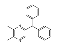 5-benzhydryl-2,3-dimethylpyrazine Structure