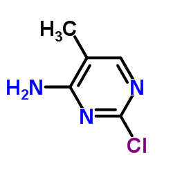 4-氨基-2-氯-5-甲基嘧啶结构式