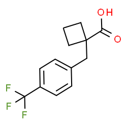 1-[4-(Trifluoromethyl)benzyl]cyclobutanecarboxylic acid picture