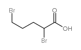 2,5-Dibromopentanoic acid Structure