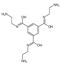1-N,3-N,5-N-tris(2-aminoethyl)benzene-1,3,5-tricarboxamide结构式