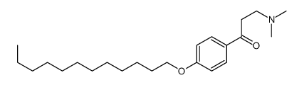 3-(dimethylamino)-1-(4-dodecoxyphenyl)propan-1-one结构式