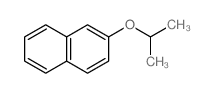 Naphthalene,2-(1-methylethoxy)- Structure