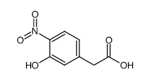 2-(3-羟基-4-硝基苯基)乙酸结构式