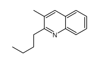 2-butyl-3-methylquinoline structure