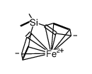 甲基乙烯基[1]西拉二茂铁结构式