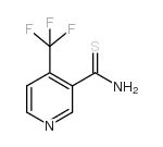 4-(三氟甲基)烟酰胺结构式