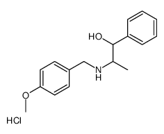(1-hydroxy-1-phenylpropan-2-yl)-[(4-methoxyphenyl)methyl]azanium,chloride结构式