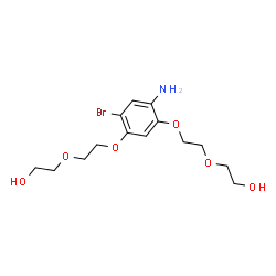 2,2-((((4-氨基-6-溴-1,3-苯叉基)二(氧代))二(乙烷-2,1-叉基))二(氧代))二乙醇结构式