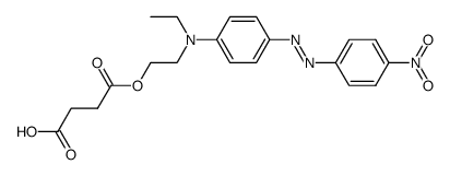 4-[2-ethyl({4-[(4-nitrophenyl)diazenyl]phenyl}amino)ethoxy]-4-oxobutanoic acid结构式