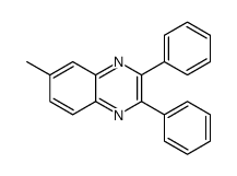 6-methyl-2,3-diphenylquinoxaline Structure
