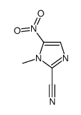 1-甲基-5-硝基-1H-咪唑-2-甲腈结构式