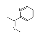 N-methyl-1-pyridin-2-ylethanimine结构式