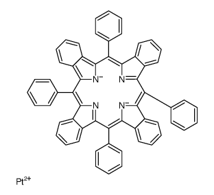 5,10,15,20-四苯基四苯并卟啉铂(II)结构式