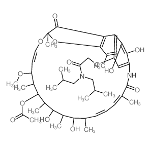 Rifamycin,4-O-[2-[bis(2-methylpropyl)amino]-2-oxoethyl]- (9CI) structure