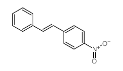 Benzene,1-nitro-4-[(1E)-2-phenylethenyl]- Structure